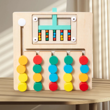 Mijn Hummeltje Woods™   Creatief & Leerzaam   Houten Sorteerpuzzel 5 kleuren | Educatief Speelgoed