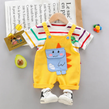 Mijn Hummeltje Mini Fashion™   Stijl & Dino   Tuinbroek set Kinderen Geel / 110 (3 4 jaar) | Educatief Speelgoed