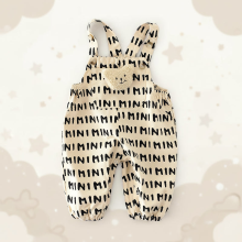 Mijn Hummeltje Striped Overall Romper – Zacht & Comfort – Kinder Jumpsuit Beige / 80 (10–12 maanden) | Educatief Speelgoed