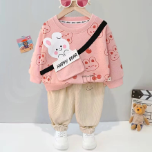 Mijn Hummeltje Mini Fashion™   Schattig & Comfortabel   Winterkleding Set Meisjes Roze / 90(18 24 maanden) | Educatief Speelgoed