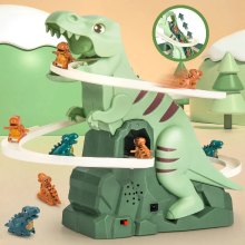 Mijn Hummeltje Dino Slide™ – Mini Achtbaanpret   Dino Glijbaan | Educatief Speelgoed