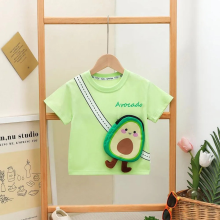 Mijn Hummeltje Mini Fashion™   Fruitige Look   T Shirt Groen   Avocado / 90 (1 2 jaar) | Educatief Speelgoed