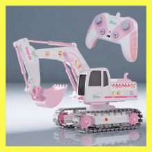 Mijn Hummeltje Pink Power Digger™ – Graaffeestje voor Meiden – RC Graafmachine | Educatief Speelgoed