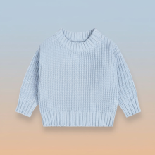 Mijn Hummeltje PureSoft – Classic & Knus – Stevige gebreide trui Blauw / 100 (3 jaar) | Educatief Speelgoed