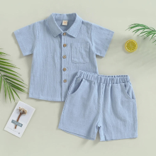 Mijn Hummeltje Mini Fashion™ – Stoer & Stijlvol – Katoenen Baby Outfit Blauw / 100 (18 24 maanden) | Educatief Speelgoed