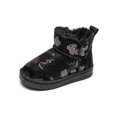 Mijn Hummeltje Mini Fashion™   Waterdicht Ontwerp   Kinder Snowboots Fashion Print Zwart / 24 (2 3 jaar) | Educatief Speelgoed