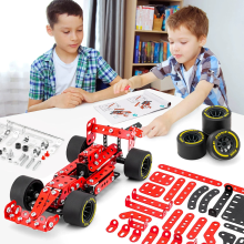 Mijn Hummeltje RaceBuilder – Cool & Creatief – Multi Shape Bouwkit Raceauto | Educatief Speelgoed