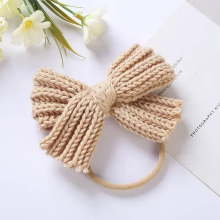 Mijn Hummeltje Mini Fashion™   Strikkenpracht   Gebreide Haarband Beige / One Size (0 12 jaar) | Educatief Speelgoed
