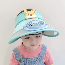 Mijn Hummeltje Mini Fashion™   Houd Het Hoofd Koel   Ventilator Hoed Lichtblauw / 50 54cm (3 12 Jaar) | Educatief Speelgoed