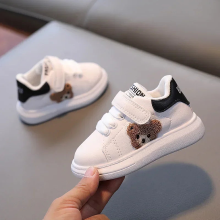 Mijn Hummeltje Bear Sneakers – Comfort & Schattig – Kinder Beer Sneaker Zwart / 25 (2–3 jaar) | Educatief Speelgoed