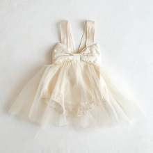Mijn Hummeltje Mini Fashion™   Baby Meiden Romper Jurk Apricot / 90 (12 24 maanden) | Educatief Speelgoed