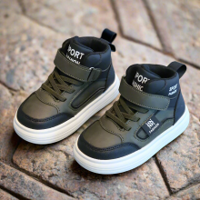 Mijn Hummeltje CoolKicks – Comfortabel & Flexibel – Hoge Sneakers Legergroen / 26 (4 jaar) | Educatief Speelgoed