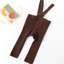 Mijn Hummeltje Mini Fashion™   Zacht & Comfortabel   Kinder Legging met Bretels Bruin / S (0 1 jaar) | Educatief Speelgoed