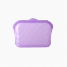 Mijn Hummeltje MealSaver – Praktisch & Herbruikbaar – Siliconen Bewaarzak voor Voedsel Paars / Klein | Educatief Speelgoed