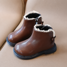 Mijn Hummeltje Mini Fashion™   Warm & Classic   Leren Laarsjes Bruin / 24 (1 2 jaar) | Educatief Speelgoed