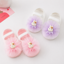 Mijn Hummeltje SweetFeet – Zacht & Schattig – Baby Sokken met Bloemen en Kanten Konijn   Paars Roze / 12 (6–12 maanden) | Educatief Speelgoed