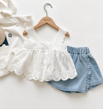 Mijn Hummeltje Mini Fashion™   Schattige Meisjes Kantensetje Wit / 86 (1 2 jaar) | Educatief Speelgoed