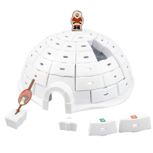 Mijn Hummeltje Igloo Game™   Een ijzige uitdaging   Blokkenspel | Educatief Speelgoed