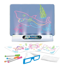 Mijn Hummeltje Magic Drawing Board™   Gloeiende kunst   Lichtgevend 3D tekenbord | Educatief Speelgoed