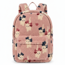 Mijn Hummeltje FluffyGo – Lief & Trendy – Teddy Rugzak L (38x27x11cm) / Kat | Educatief Speelgoed