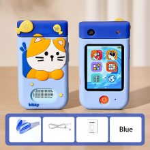Mijn Hummeltje KiddoPhone – Educatief & Interactief – Kinder Smartphone met Camera en Spellen Kat / Nee | Educatief Speelgoed