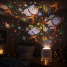 Mijn Hummeltje SeaDream – Speels & Leerzaam – 360° Roterend LED Nachtlampje Kerst | Educatief Speelgoed