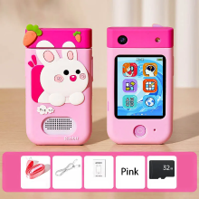 Mijn Hummeltje KiddoPhone – Educatief & Interactief – Kinder Smartphone met Camera en Spellen Konijn / Ja (32GB) | Educatief Speelgoed