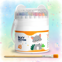 Mijn Hummeltje TinyArt – Educatief & Veilig – Wateroplosbare Wasbare Stiften Set Kunstdocent   set 48 Stiften | Educatief Speelgoed