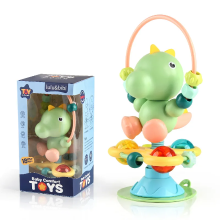 Mijn Hummeltje Soothing Rattle Toy™   Sensorisch Baby Speelgoed met zuignap Dino Ballen | Educatief Speelgoed