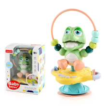 Mijn Hummeltje Soothing Rattle Toy™   Sensorisch Baby Speelgoed met zuignap Krokodil Ringen | Educatief Speelgoed