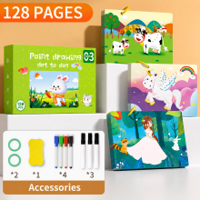 Mijn Hummeltje Line Book™ | De eerste kennismaking met schrijven   Schrijfboek Point drawing (niveau 3) 5+ jaar | Educatief Speelgoed