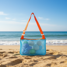 Mijn Hummeltje BeachPlay – Water Fun & Educational – Strandtassen Lichtblauw & Oranje | Educatief Speelgoed