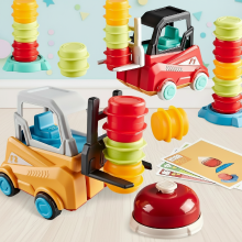 Mijn Hummeltje LittleBuilders – Interactief & Veilig – Vorkheftruck Speelset | Educatief Speelgoed