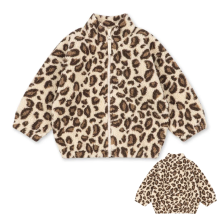 Mijn Hummeltje WarmHug – Comfortabel & Trendy – Kinder Fleece Jas met Speelse Prints Jas / Luipaard / 100 (3–4 jaar) | Educatief Speelgoed
