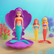 Mijn Hummeltje AquaWhirl – Magisch Zwemplezier – Zeemeermin in Schelp | Educatief Speelgoed