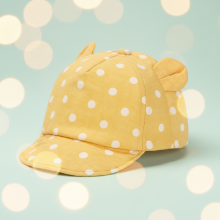 Mijn Hummeltje MiniStyle – Trendy & Zacht – Kinder Pet Gele stippen | Educatief Speelgoed