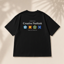 Mijn Hummeltje MiniStyle – Kwaliteit & Stijlvol – 'Creative Nuthink' T‑shirt Zwart / 120 (4–5 jaar) | Educatief Speelgoed