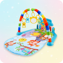 Mijn Hummeltje Musical Baby Play Gym – Kleurijk & Educatief – Baby Gym Kleed Jungle Avontuur | Educatief Speelgoed