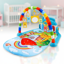 Mijn Hummeltje Musical Baby Play Gym – Kleurijk & Educatief – Baby Gym Kleed Regenboog Huis | Educatief Speelgoed