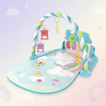 Mijn Hummeltje Musical Baby Play Gym – Kleurijk & Educatief – Baby Gym Kleed Snoepwolkje | Educatief Speelgoed