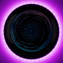 Mijn Hummeltje NightFly – Lichtgevend & Stevig – LED Frisbee Paars | Educatief Speelgoed