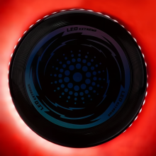 Mijn Hummeltje NightFly – Lichtgevend & Stevig – LED Frisbee Rood | Educatief Speelgoed