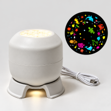 Mijn Hummeltje FrostyLight – Magisch & Sfeervol – Roterende Projectorlamp (Kerst & Halloween) Oceaan | Educatief Speelgoed