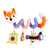 Mijn Hummeltje Baby Spiral Toy™   Autostoel & Kinderwagen Speelgoed Oranje Vos | Educatief Speelgoed
