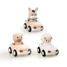 Mijn Hummeltje AnimalRide – Speels & Schattig – Silicone Dierenauto (3 stuks) Paard   Varken   Schapen | Educatief Speelgoed