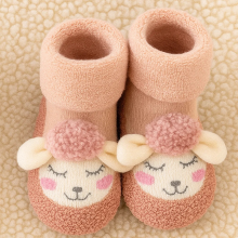 Mijn Hummeltje Mini Fashion™   Warm & Zacht   Anti Slip Sokken Hert   Roze / 22 (1 1.5 Jaar) | Educatief Speelgoed