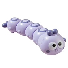 Mijn Hummeltje Crawling Caterpillar™   Wiebelen met de Rupsmobiel   Opwindbare Rups Paars | Educatief Speelgoed