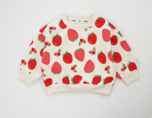 Mijn Hummeltje Mini Fashion™   Aardbei Sweater Meerdere Aardbeien / 100 (3 jaar) | Educatief Speelgoed