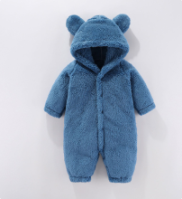 Mijn Hummeltje Mini Fashion™   Met Capuchon   Fleece Romper Blauw / 80 (9 12 maanden) | Educatief Speelgoed