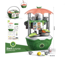 Mijn Hummeltje Candy Cart™   Interactieve Speelkar in Verschillende Thema’s Perzik/Groen (excl. Trolley)   Koken | Educatief Speelgoed